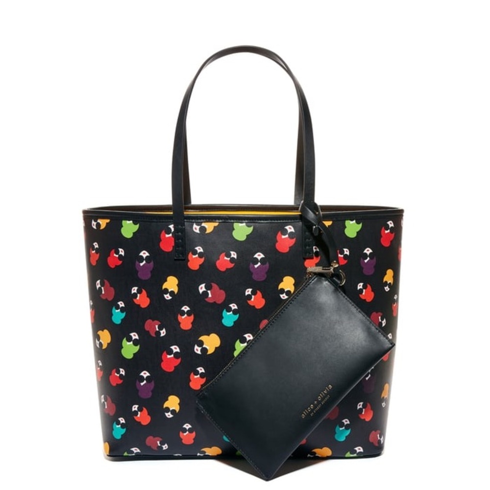 Alice and Olivia Colorful Patterned Tote Bag